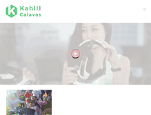 Tablet Screenshot of kahlilcalavas.com